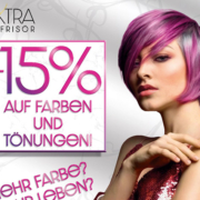 Im Juni 2024 erhalten Sie 15 % Rabatt auf Farben und Tönungen.